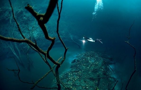 Подводная пещера Анхелита