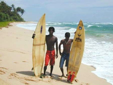 Серфинг на Шри-Ланке