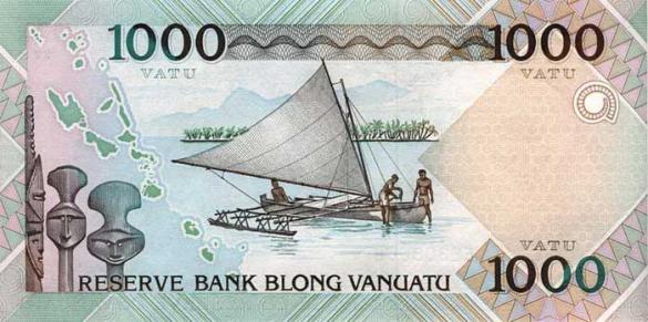 1000 вануатских вату, деньги Вануату