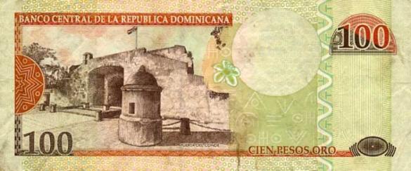 100 доминиканских песо, деньги Доминикана