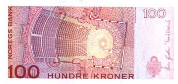 100 норвежских крон, деньги Норвегия