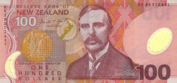 100 новозеландских долларов, деньги Новая Зеландия