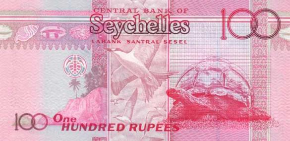 100 сейшельских рупий, деньги Сейшелы