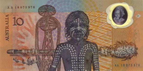 10 австралийских долларов (памятная 1988 г.в.), деньги Австралия