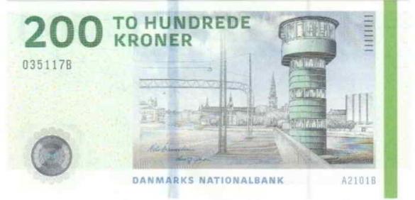 200 датских крон, деньги Дания