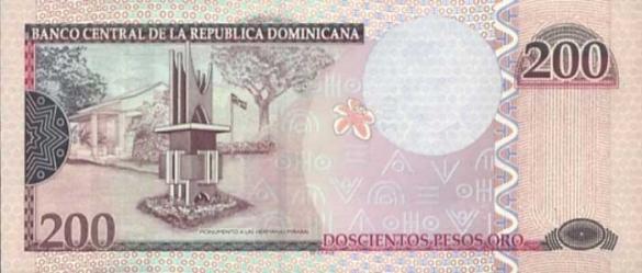 200 доминиканских песо, деньги Доминикана