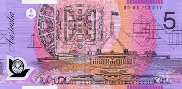5 австралийских долларов, деньги Австралия